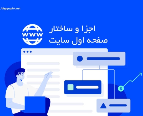 اجزا و ساختار صفحه اول سایت