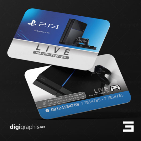 کارت ویزیت فروشگاه Playstation