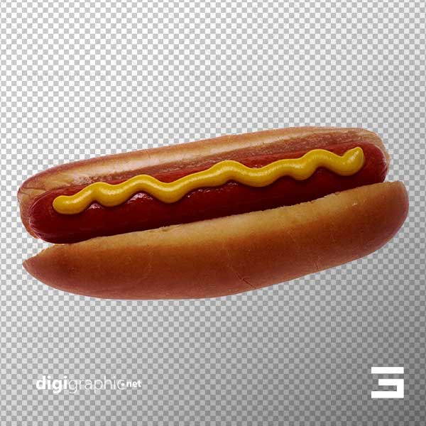 عکس بی پس زمینه ساندویچ هات داگ