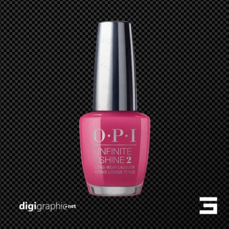 عکس بی پس زمینه لاک صورتی OPI