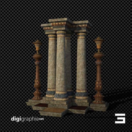 عکس بی پس زمینه ستون قدیمی