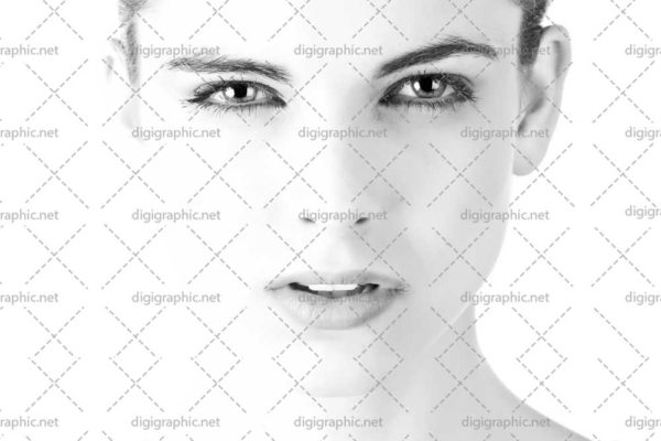 عکس با کیفیت سفید مدل میکاپ