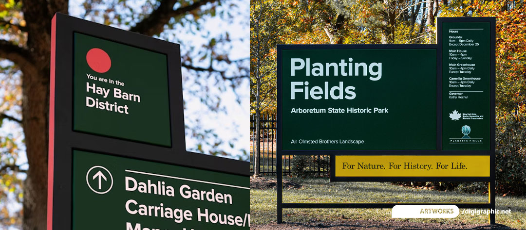 طراحی تابلو های پارک نیویورک سیتی