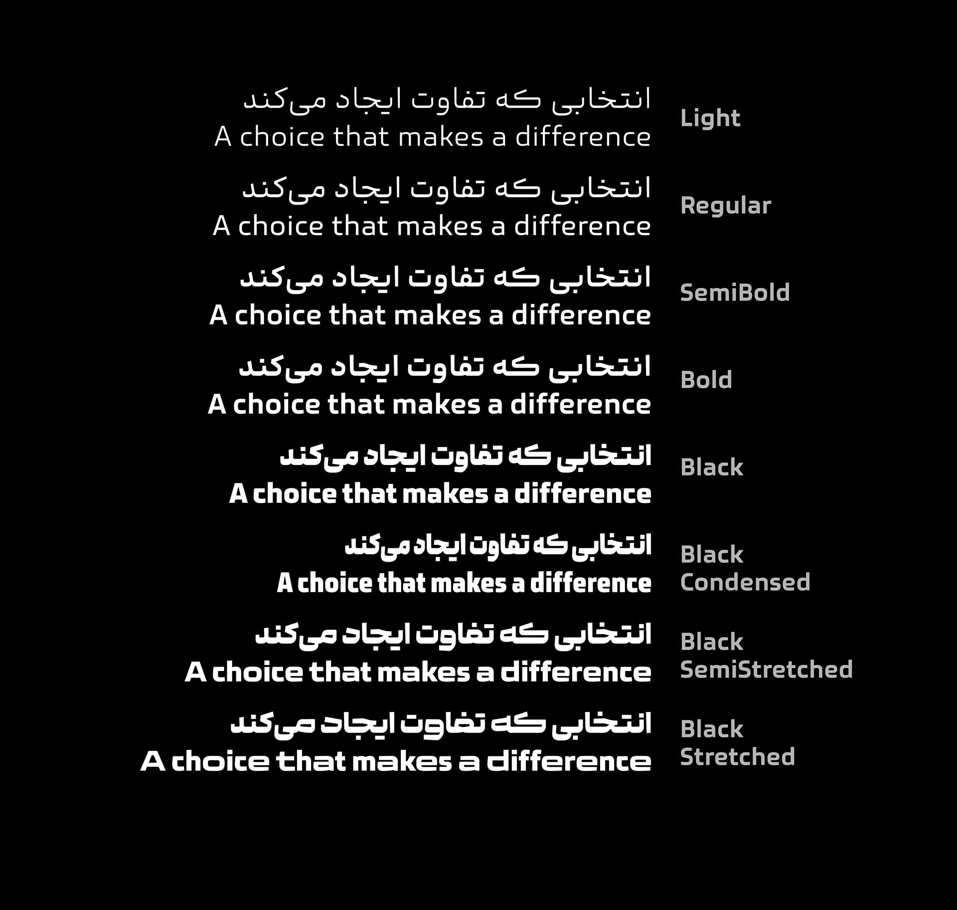 تایپ فیس میکا | رضا بختیاری‌ فرد