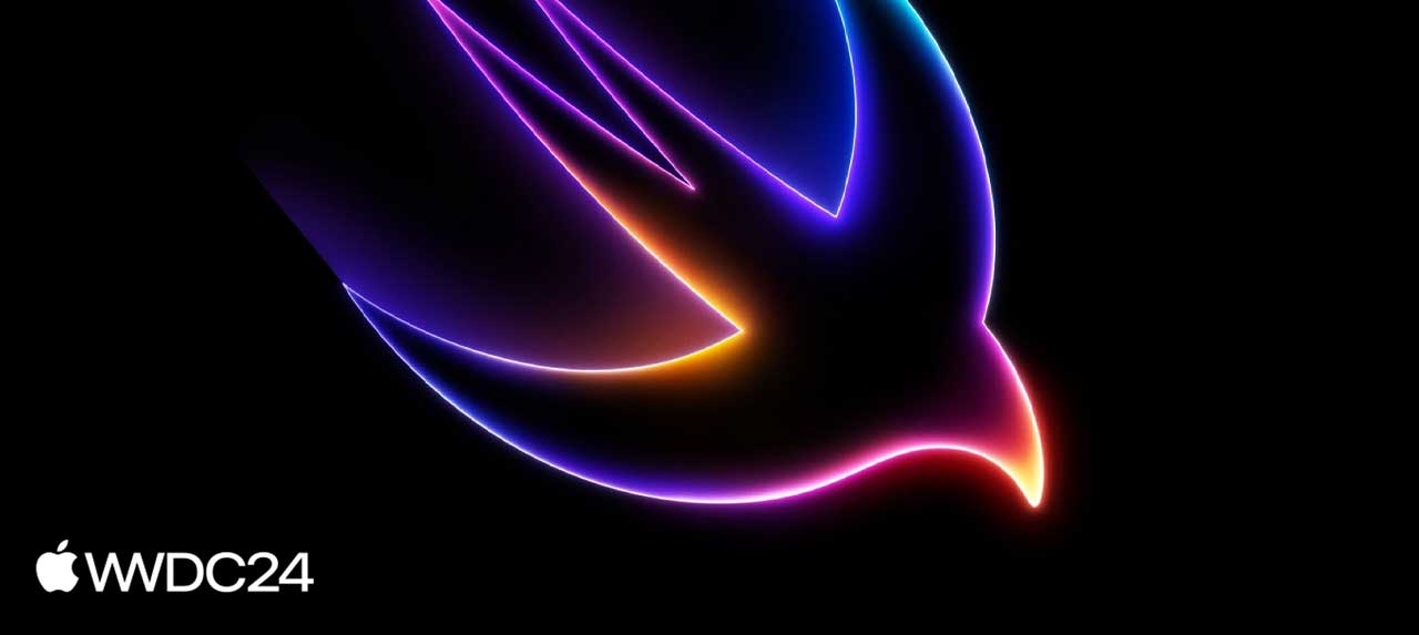 لوگوی اپل در کنفرانس WWDC 2024