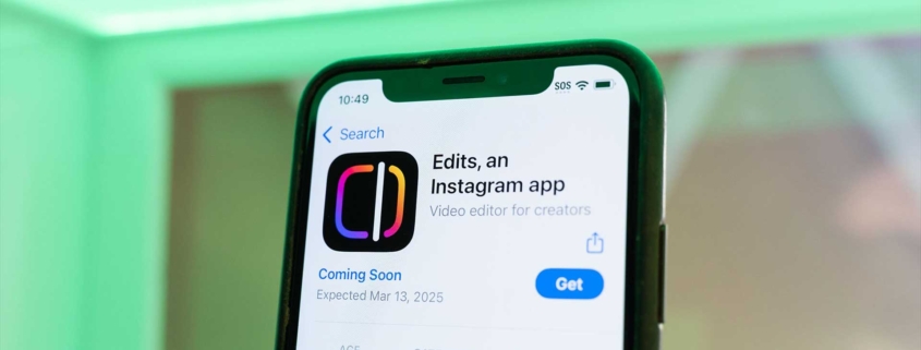 اپلیکیشن ویرایش و تدوین ویدیوی Edits اینستاگرام