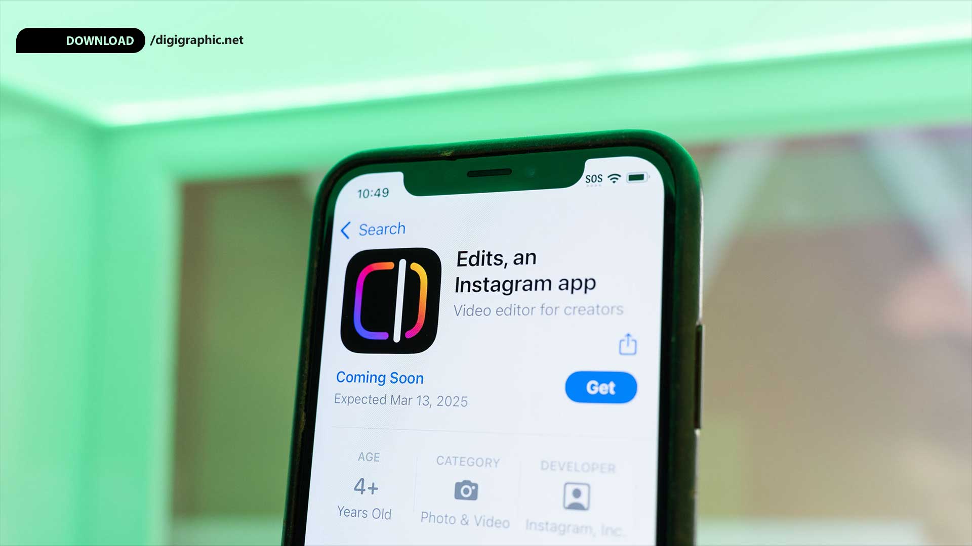 اپلیکیشن ویرایش و تدوین ویدیوی Edits اینستاگرام