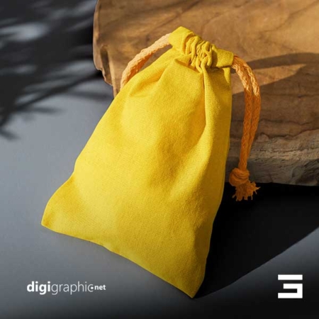 موکاپ بگ پارچه ای همراه با کش لایه باز