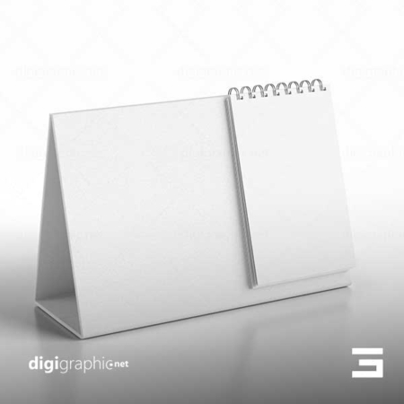 دانلود موکاپ تقویم فانتزی رومیزی لایه باز