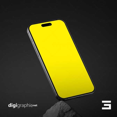 موکاپ پیشنمایش گوشی اپل لایه باز