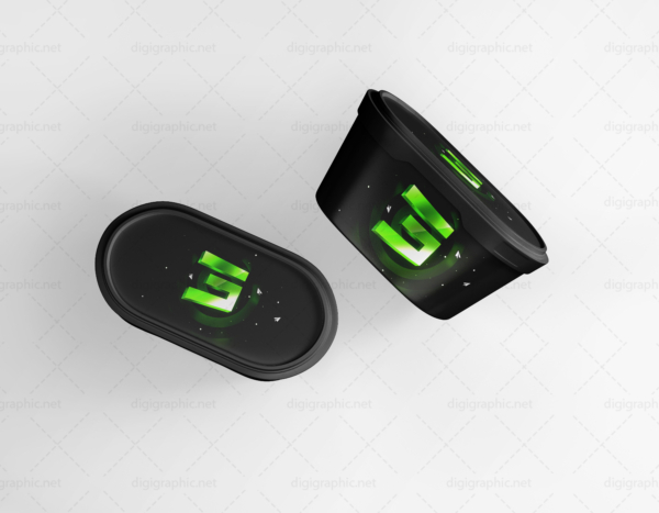 موکاپ طرح بسته بندی بستنی لیتری لایه باز