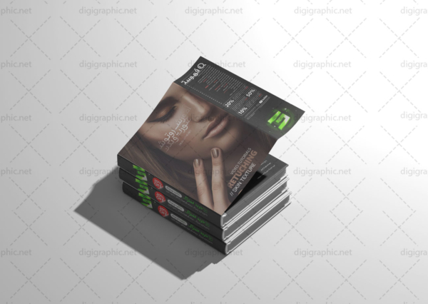 دانلود موکاپ جلد کتاب همراه با عطف کتاب