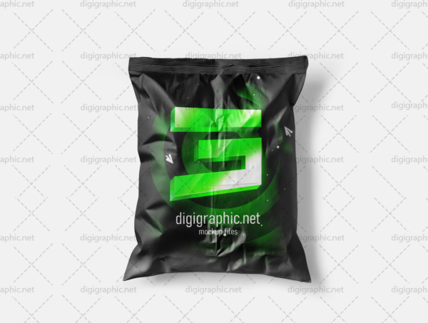 طرح موکاپ بسته چیپس نازک لایه باز