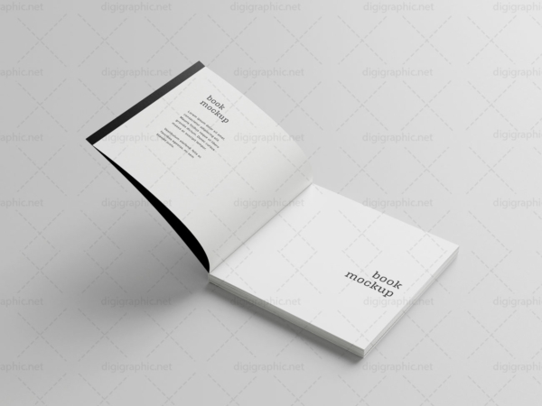 دانلود موکاپ کتاب مربع لایه باز