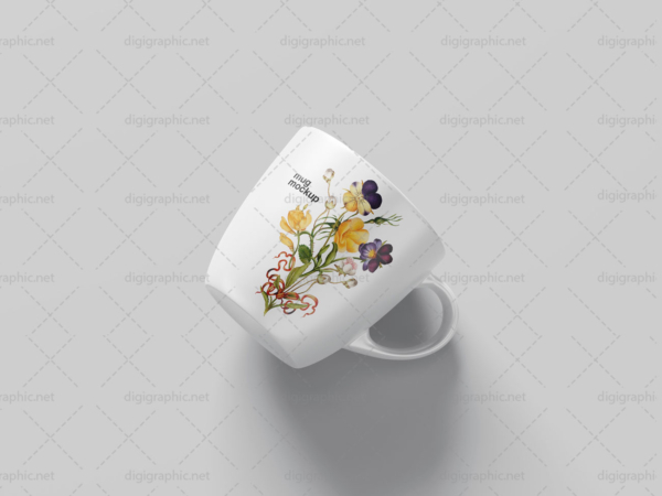 موکاپ لیوان دسته دار بامبو لایه باز