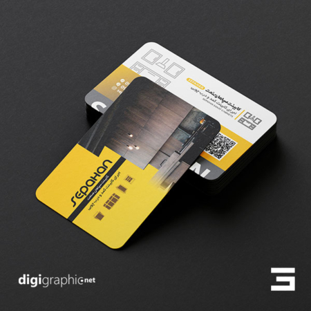 کارت ویزیت طرح ساخت کابینت MDF و پی وی سی