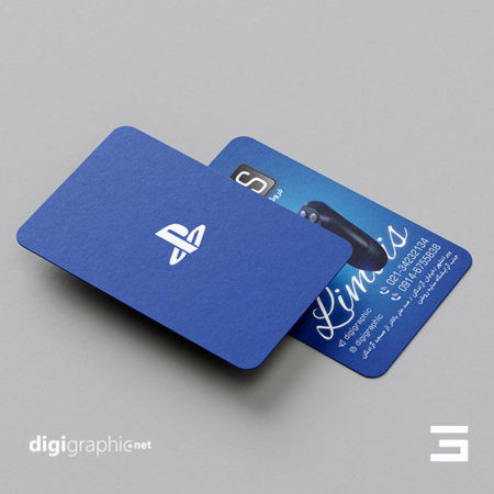 کارت ویزیت گیمینگ استور پلی استیشن لایه باز