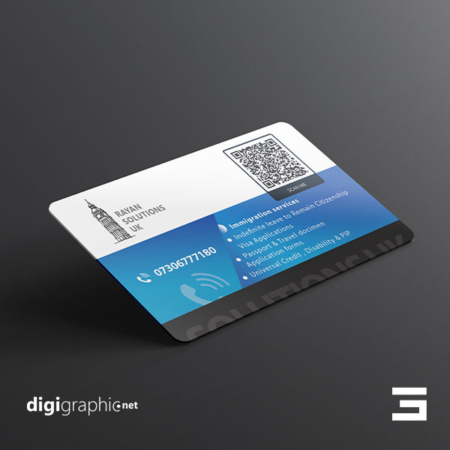 کارت ویزیت خدمات مهاجرت به انگلستان لایه باز