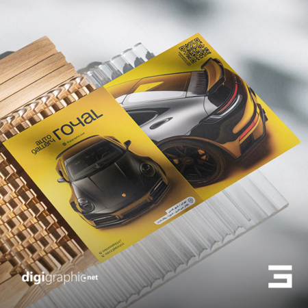 تراکت بروشوری نمایشگاه ماشین پورشه لایه باز