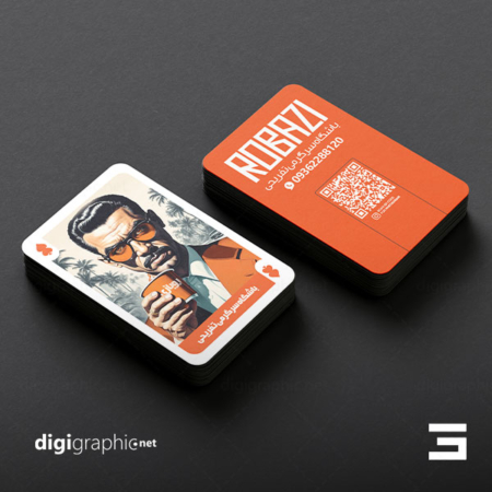 کارت ویزیت طرح ایرانی کافه های بازی