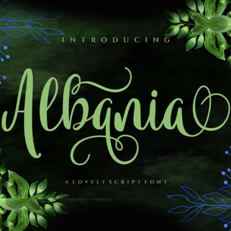 دانلود فونت Albania