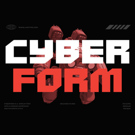 دانلود فونت Cyberform