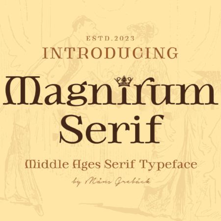 دانلود فونت MagnirumSerif