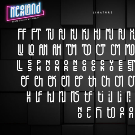 دانلود فونت Neonland