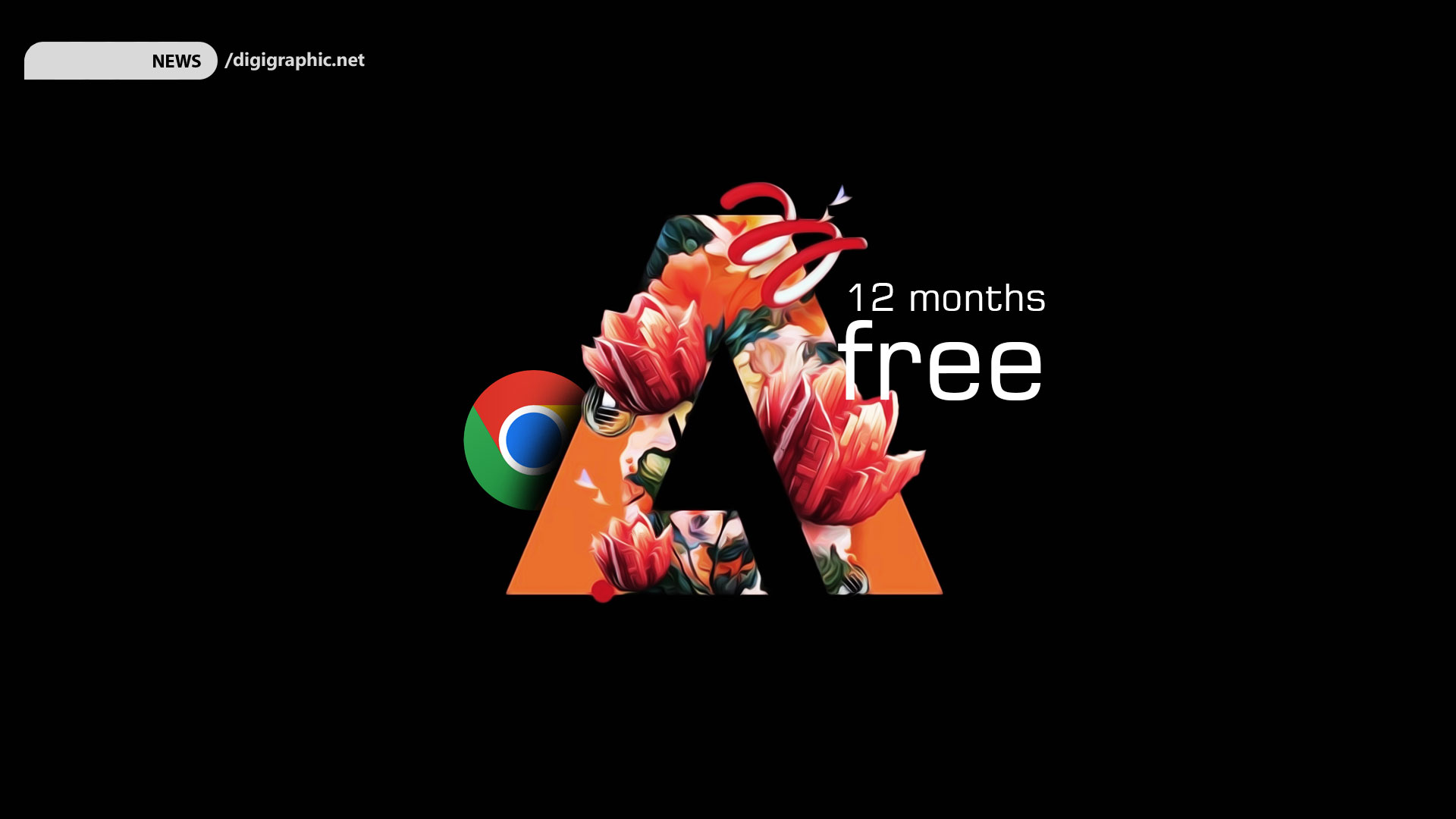 اشتراک ۱۲ ماهه رایگان ادوبی فتوشاپ / گوگل کروم